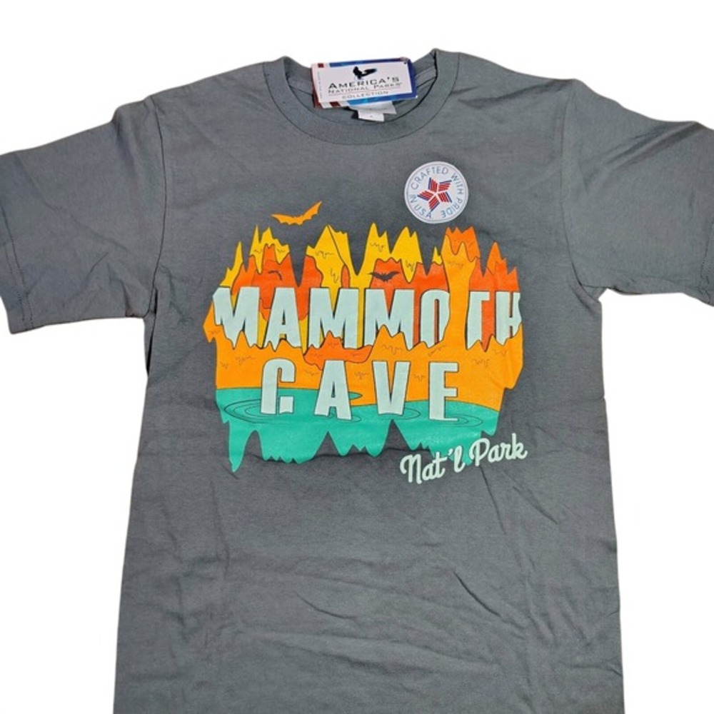 Mens Mammoth Cave National Park Graphic‎ T Shirt Size Small tee